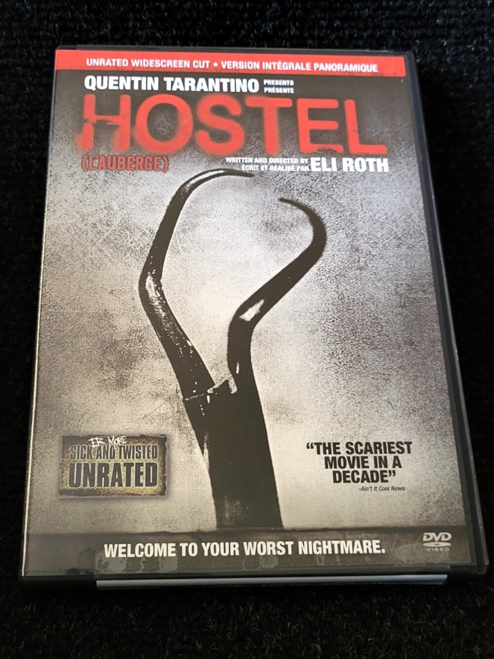 HOSTEL Unrated Widescreen Cut DVD 2005 Eli Roth